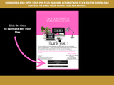 Digital marketing guide with a pink cover on a black background