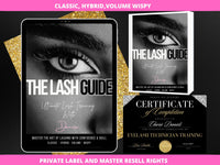 Eyelash Tech Course + Certificate + 3 bonuses & Sample Consent Forms PLR & MRR Rights
