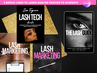 Eyelash Tech Course + Certificate + 3 bonuses & Sample Consent Forms PLR & MRR Rights